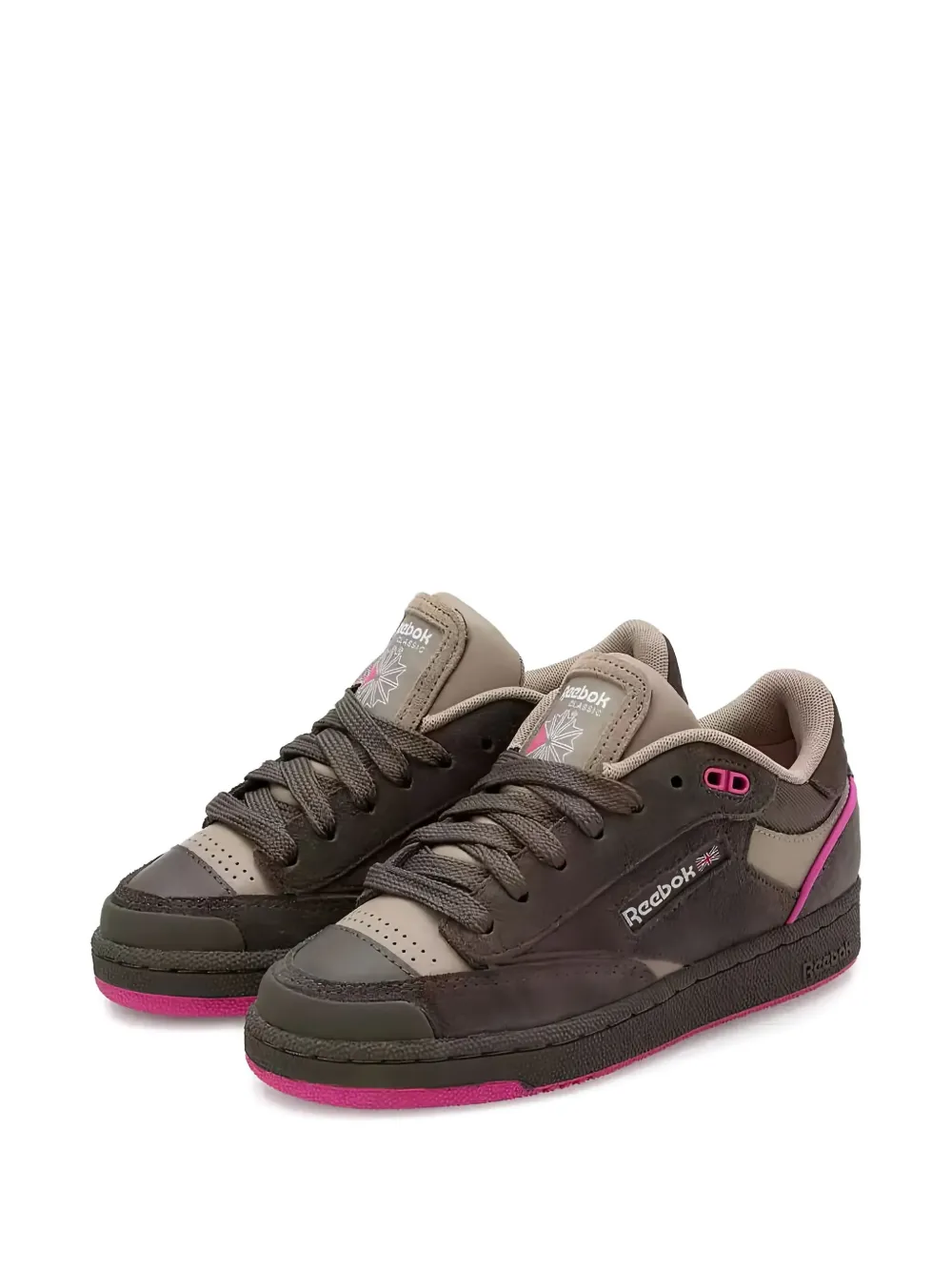 Reebok Club C Bulc "Grout Boulder Beige Laser Pink" sneakers Brown