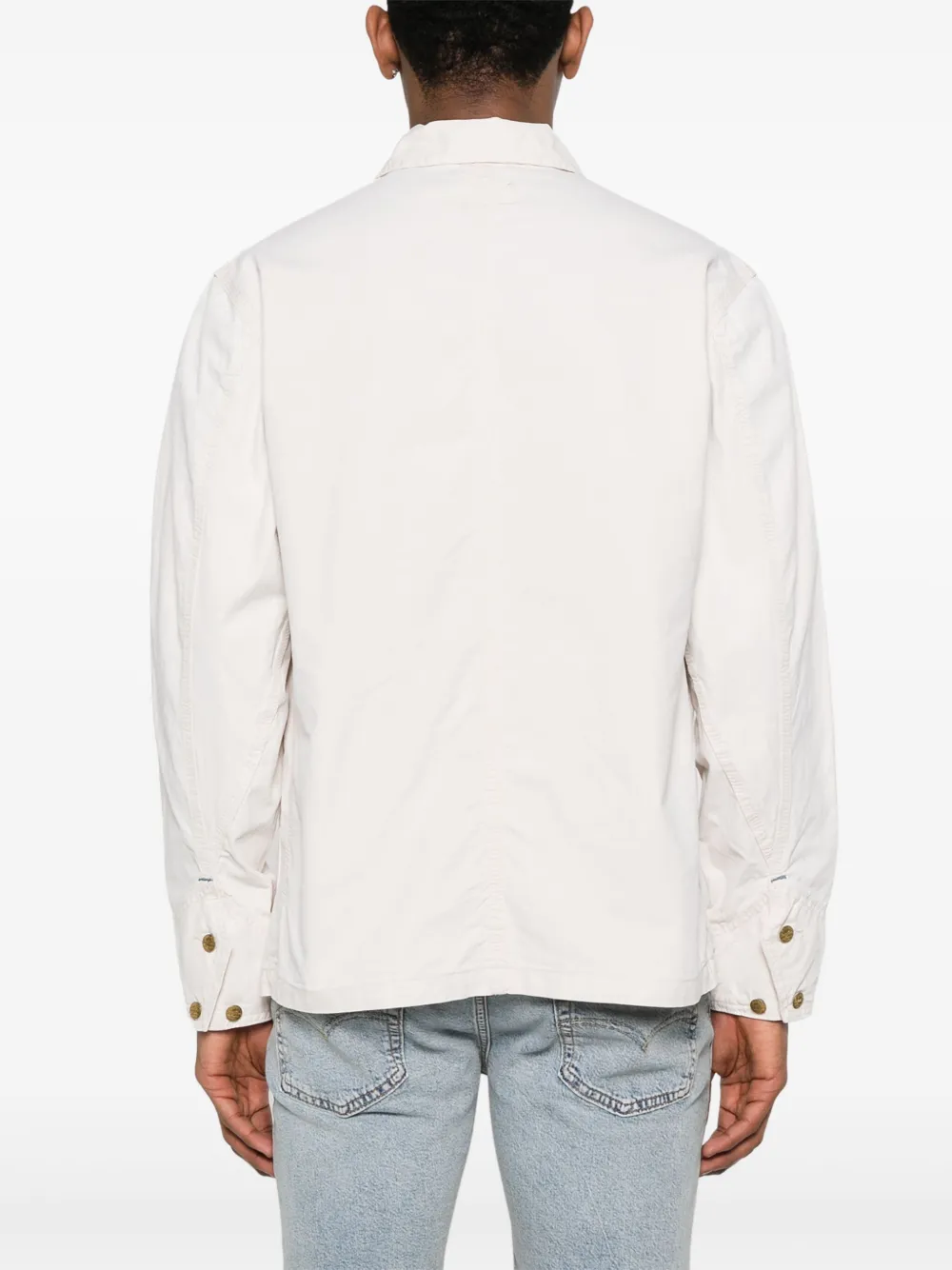 Polo Ralph Lauren Shirtjack met logopatch Beige