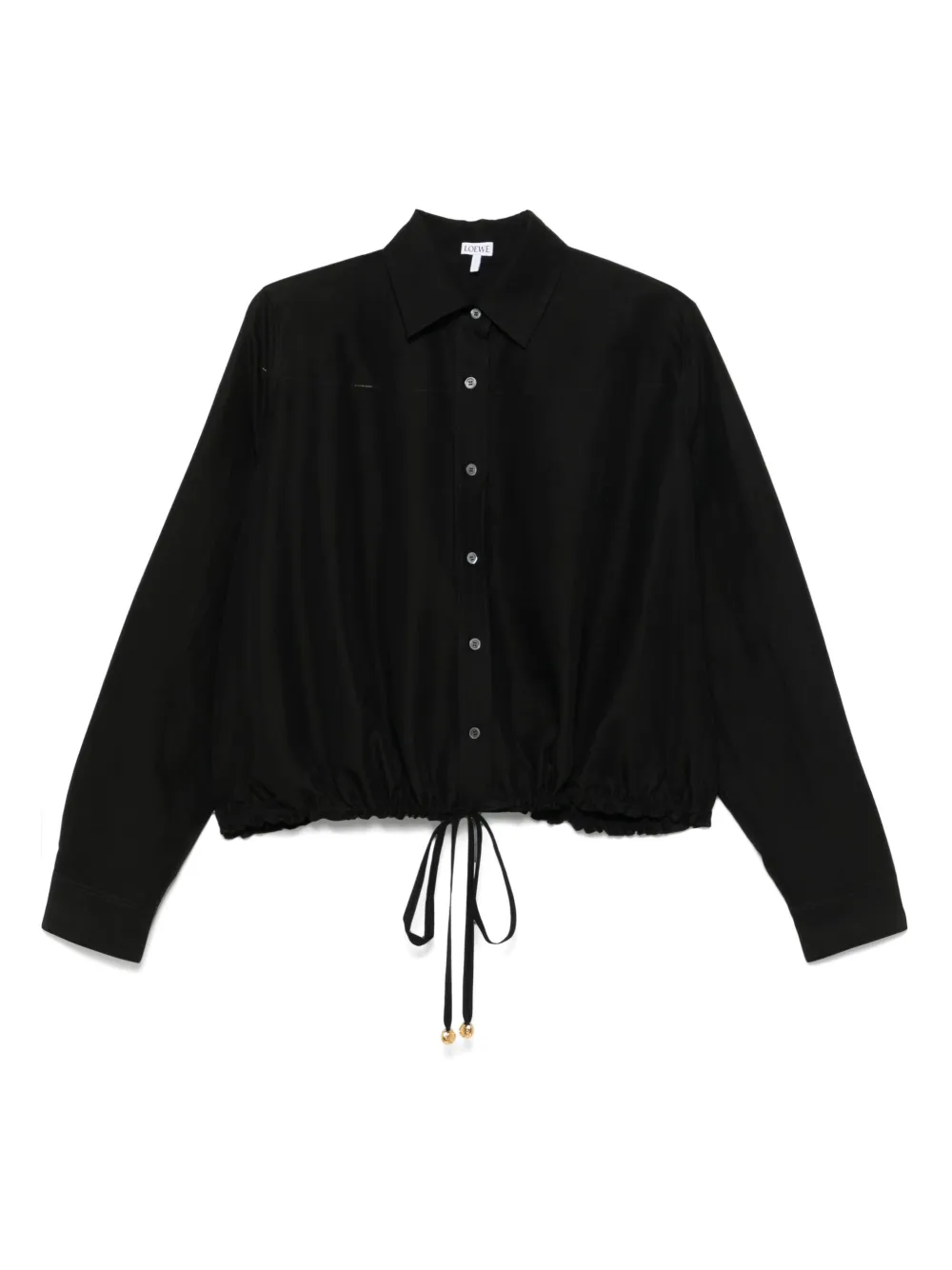 LOEWE Blouse met Anagram-patroon Zwart