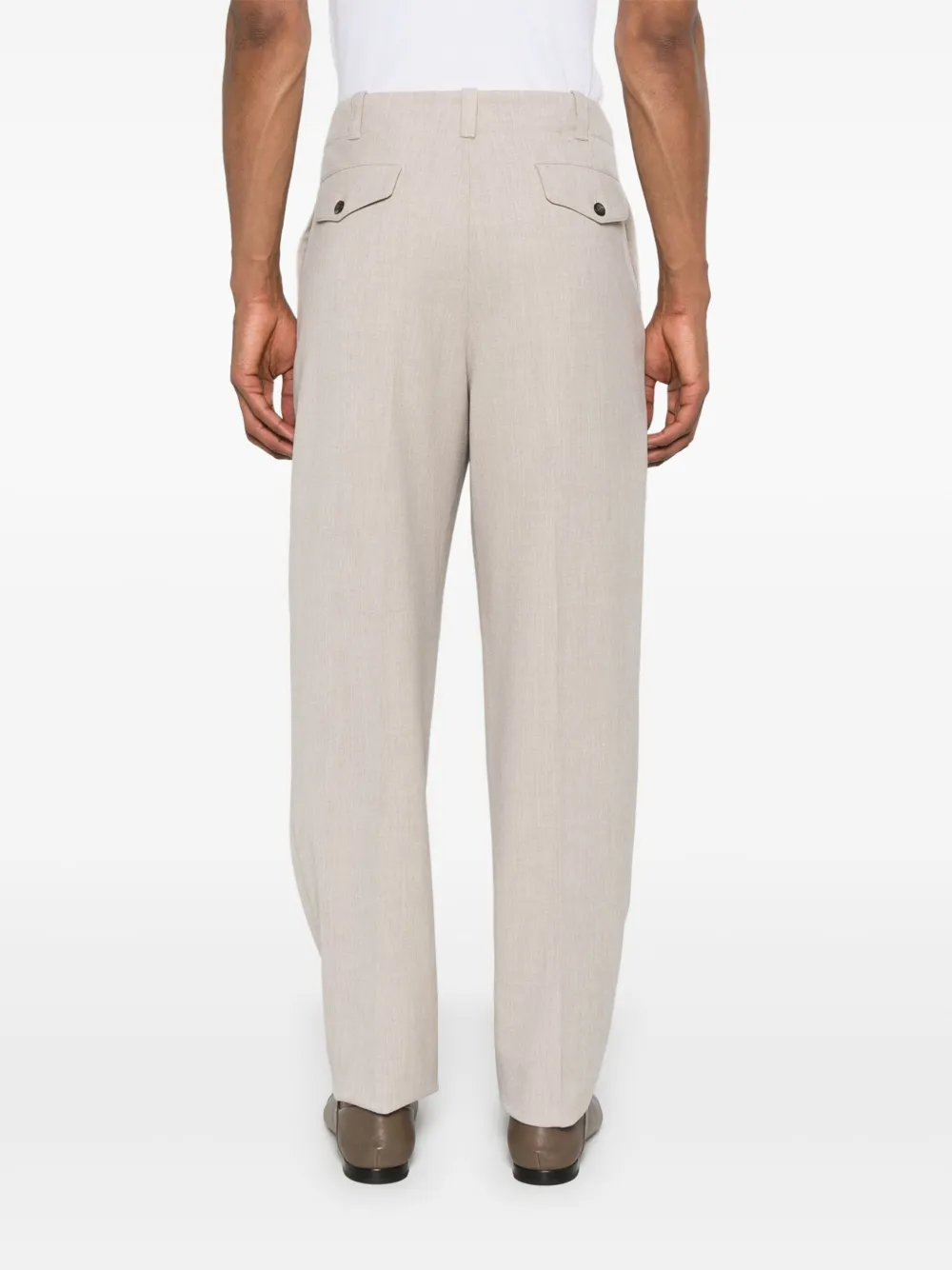 Emporio Armani Broek met gemêleerd-effect Beige