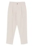 Emporio Armani mélange-effect trousers - Neutrals