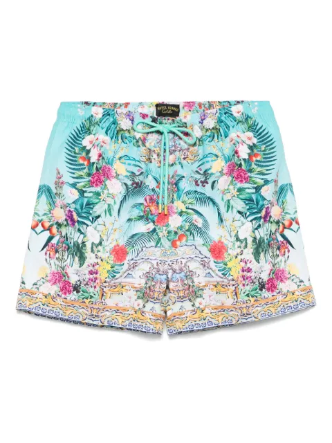 Camilla Gardens of Queluz-print swim shorts 