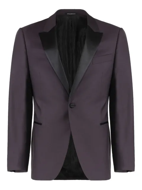 Emporio Armani virgin wool-blend blazer