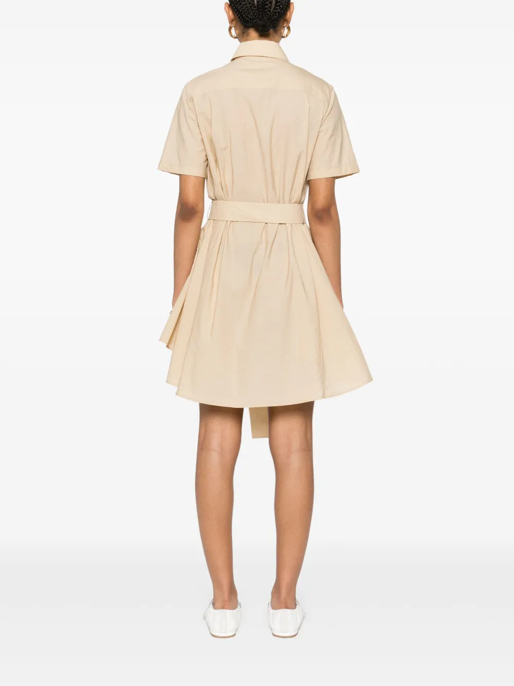 LOEWE Mini-jurk met Anagram-patroon Beige