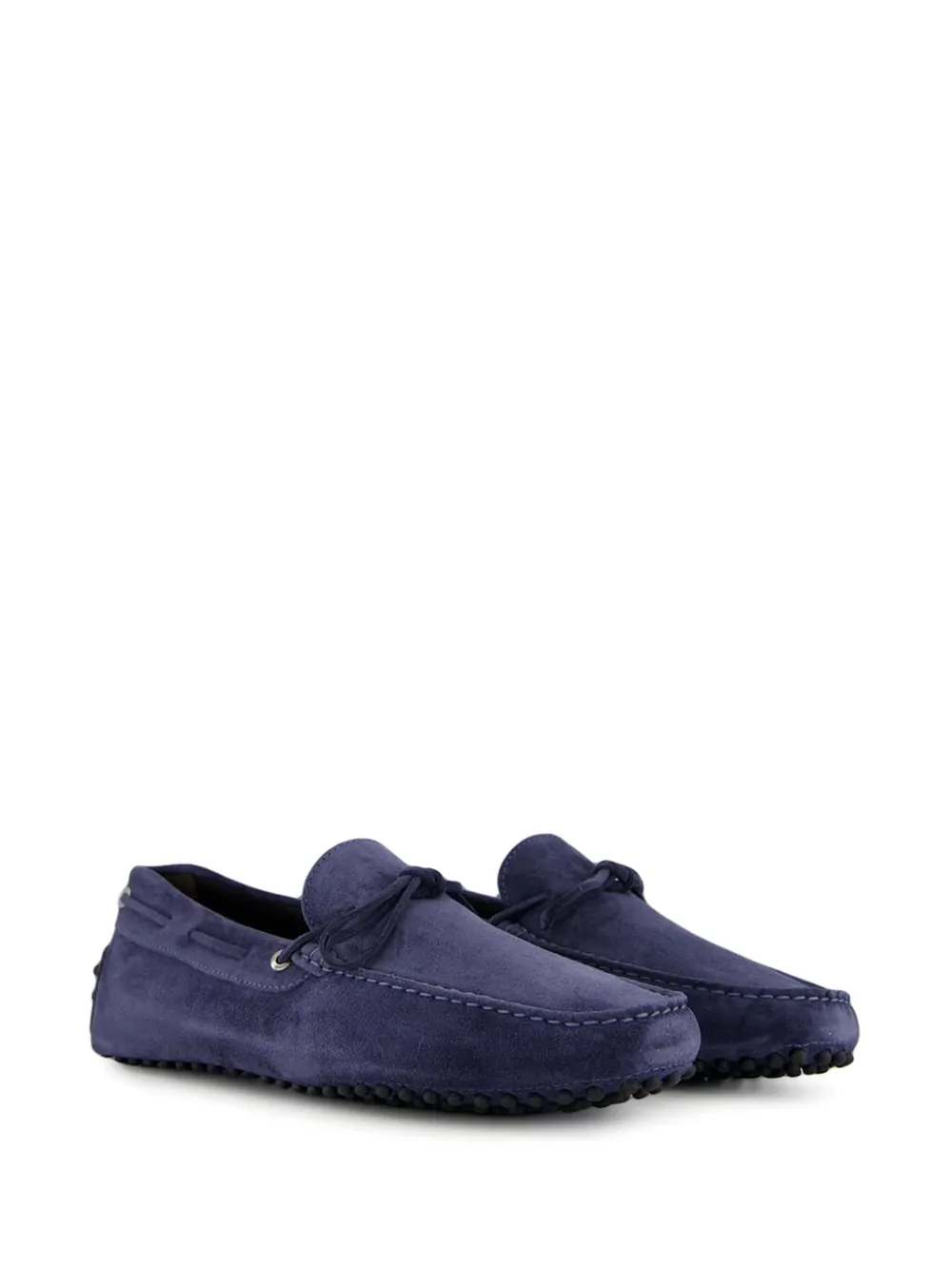 Aurélien suede leather loafers Blue