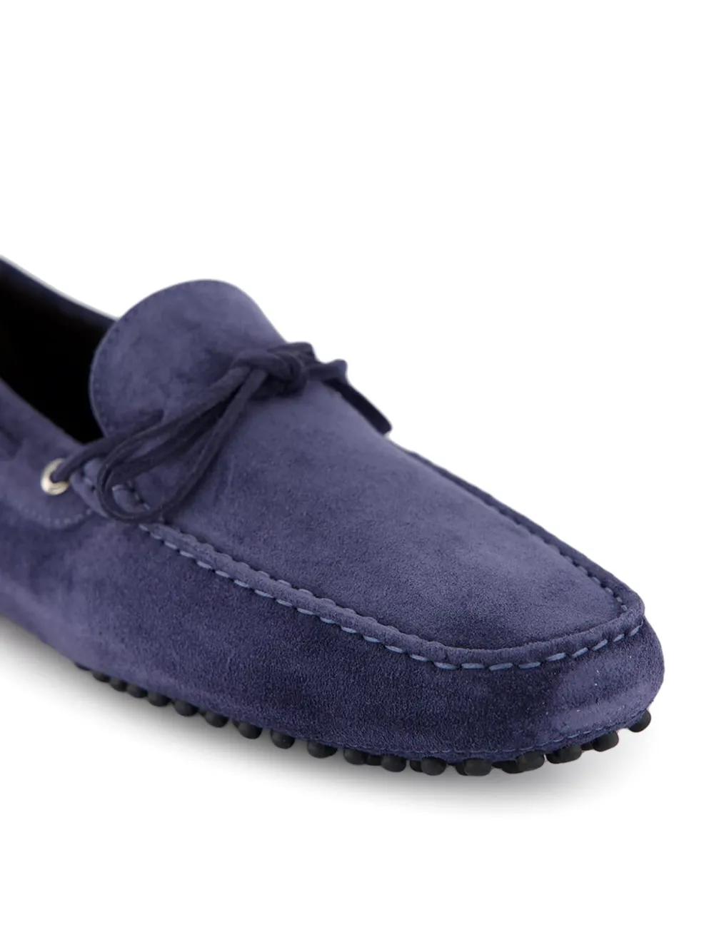 Aurélien suede leather loafers Blue