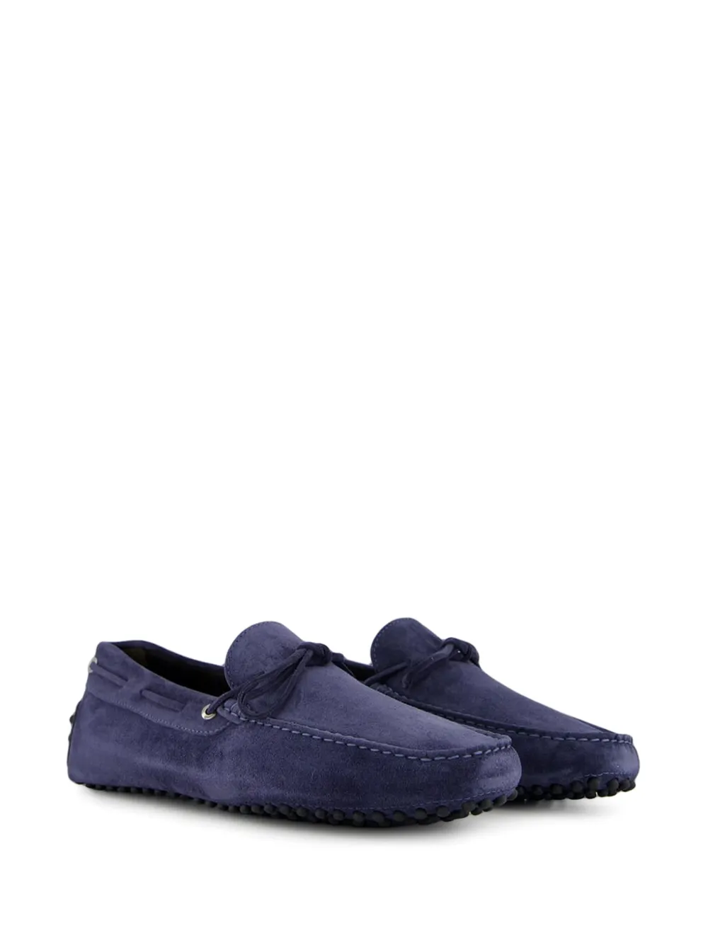 Aurélien suede leather loafers Blue