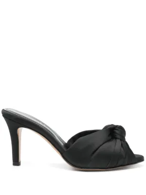 Manolo Blahnik Clementel 80mm サンダル | ブラック | FARFETCH JP