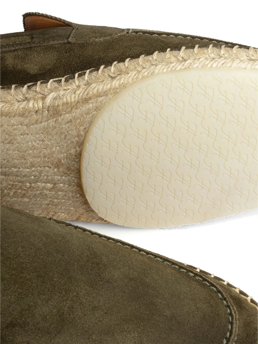 Aurélien slip-on suede espadrilles Green
