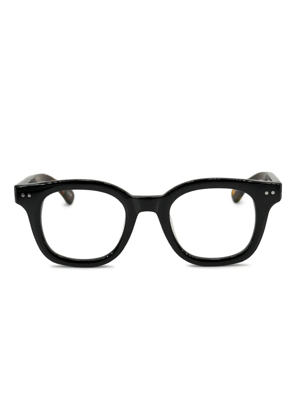 Peter & May Walk geometric-frame glasses | Black | Image 1