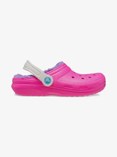 Crocs Kids zuecos con forro difuso