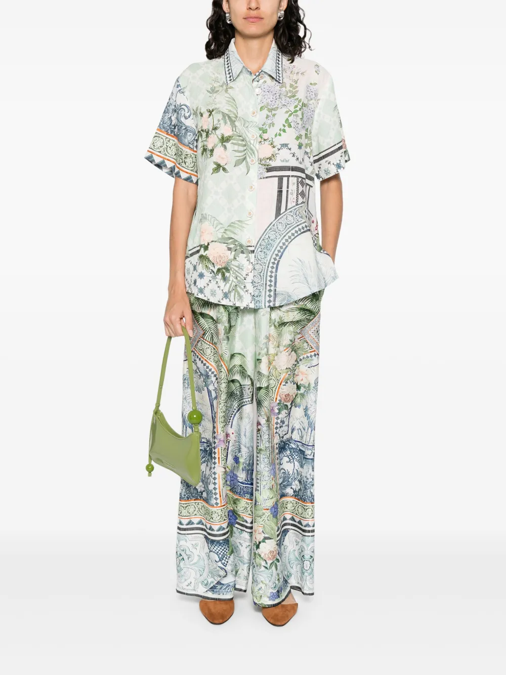 Camilla Jardim Party broek - Groen