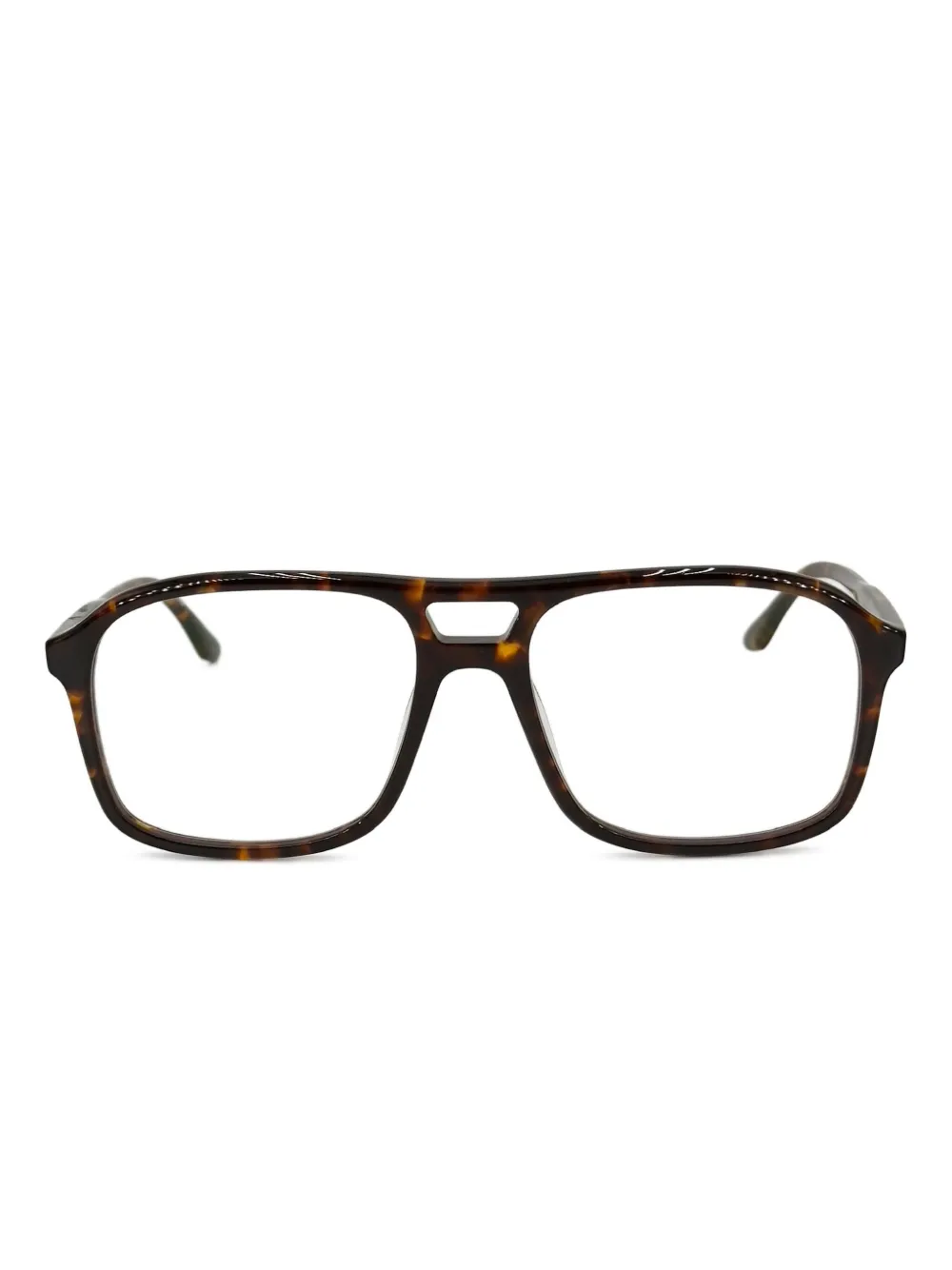Peter & May Walk oversize-frame glasses | Brown | Image 1