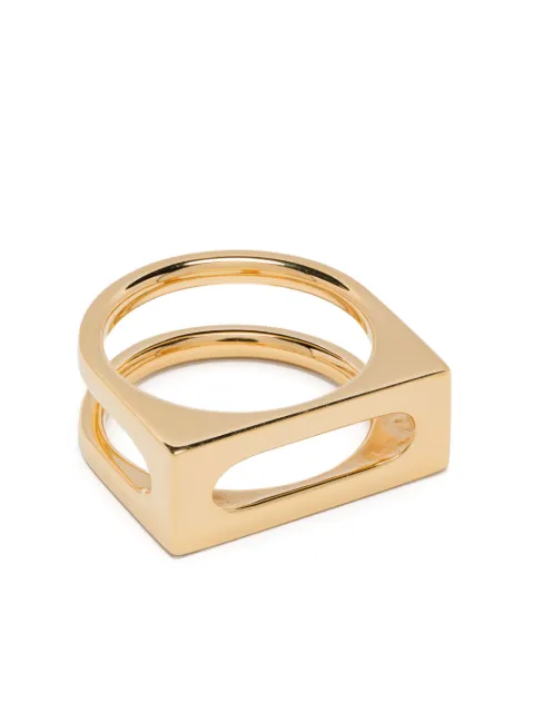 Tom Wood 9kt Yellow Gold Cage ring
