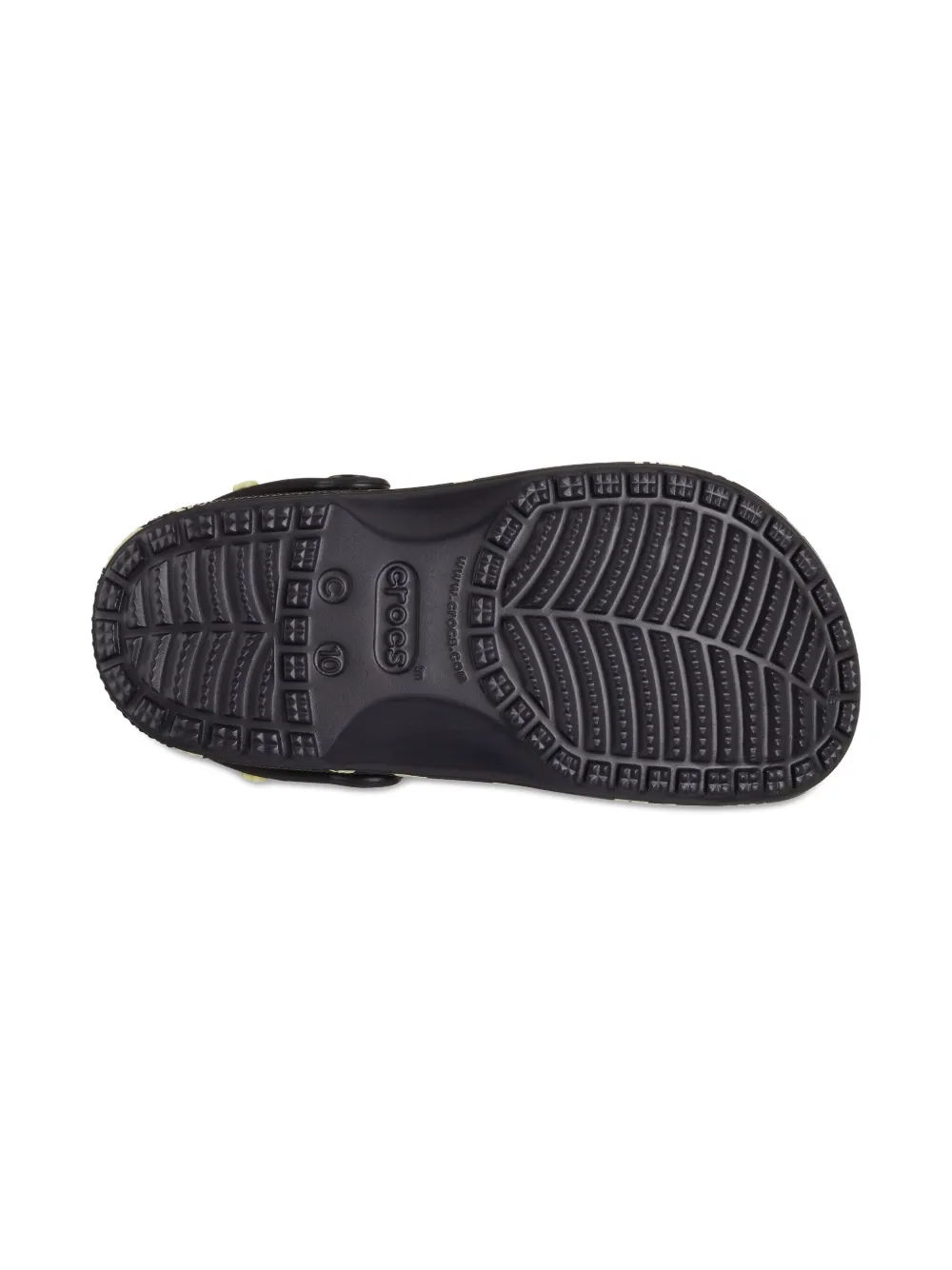 Crocs Kids space-print clogs Black