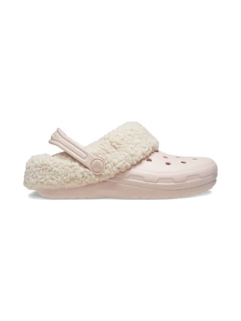 Crocs Kids zuecos con forro texturizado