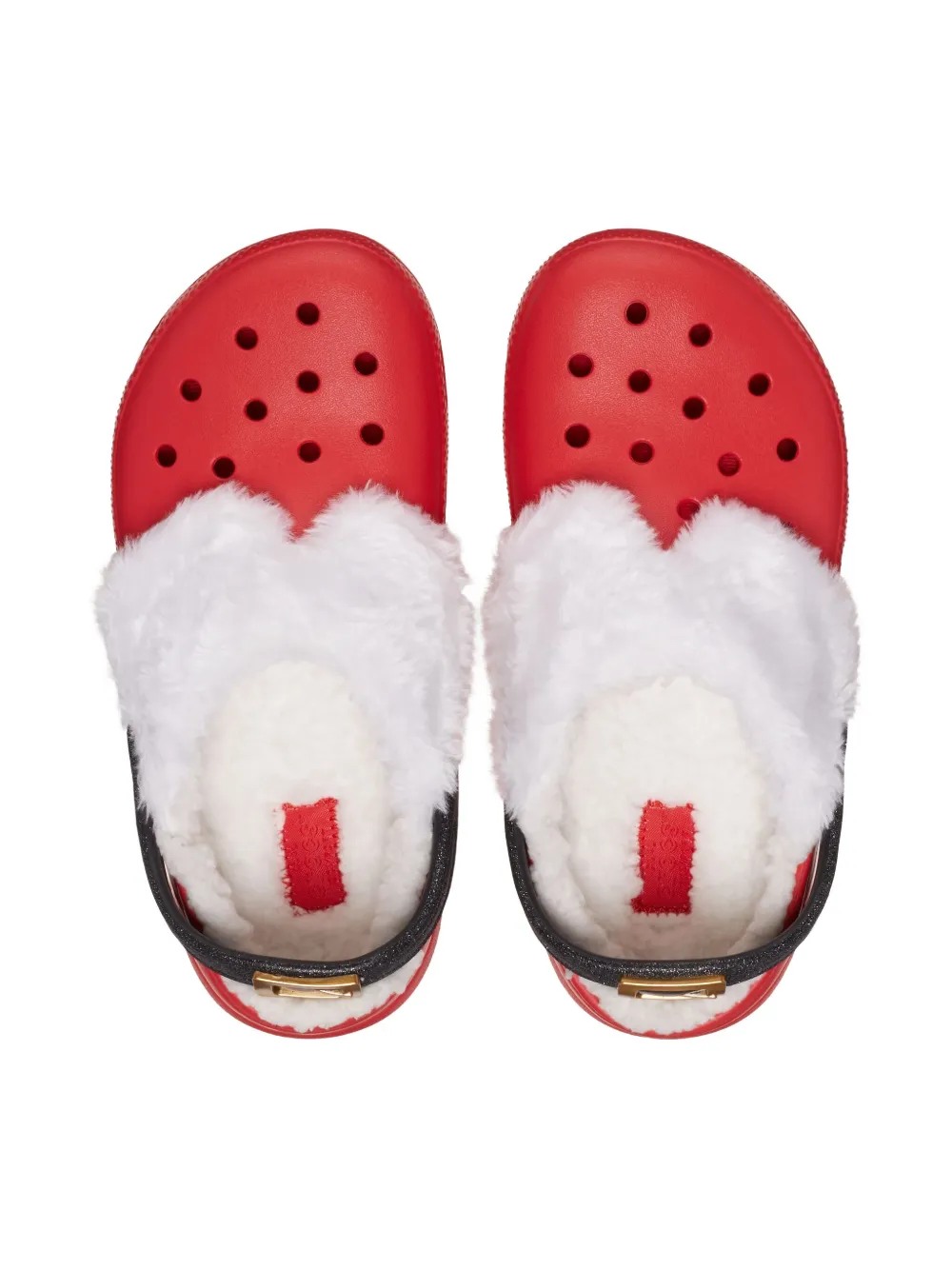 Crocs Kids Santa lined clogs Rood