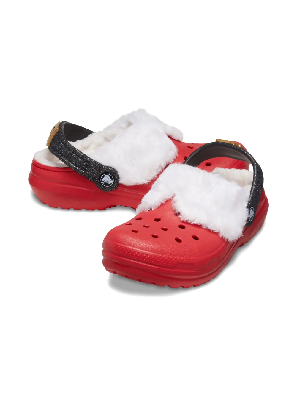 Crocs Kids Santa lined clogs Rood