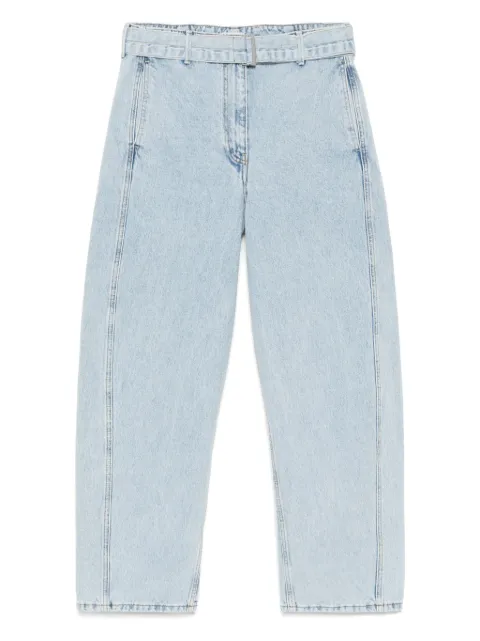 Magda Butrym jeans rectos con cinturón