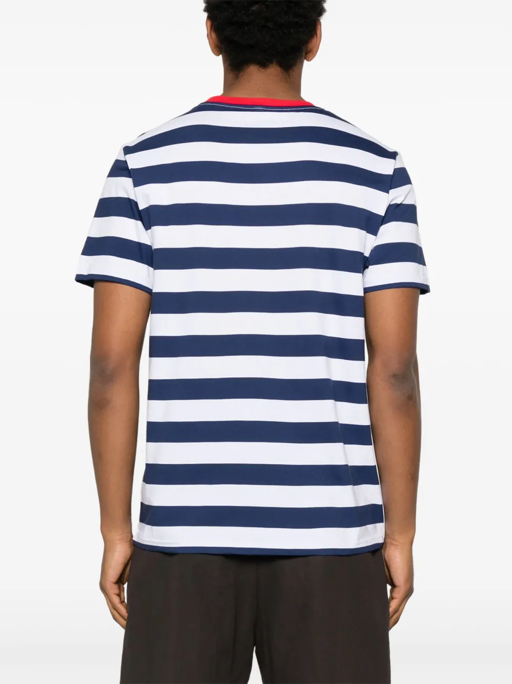 Moschino Gestreept T-shirt Wit