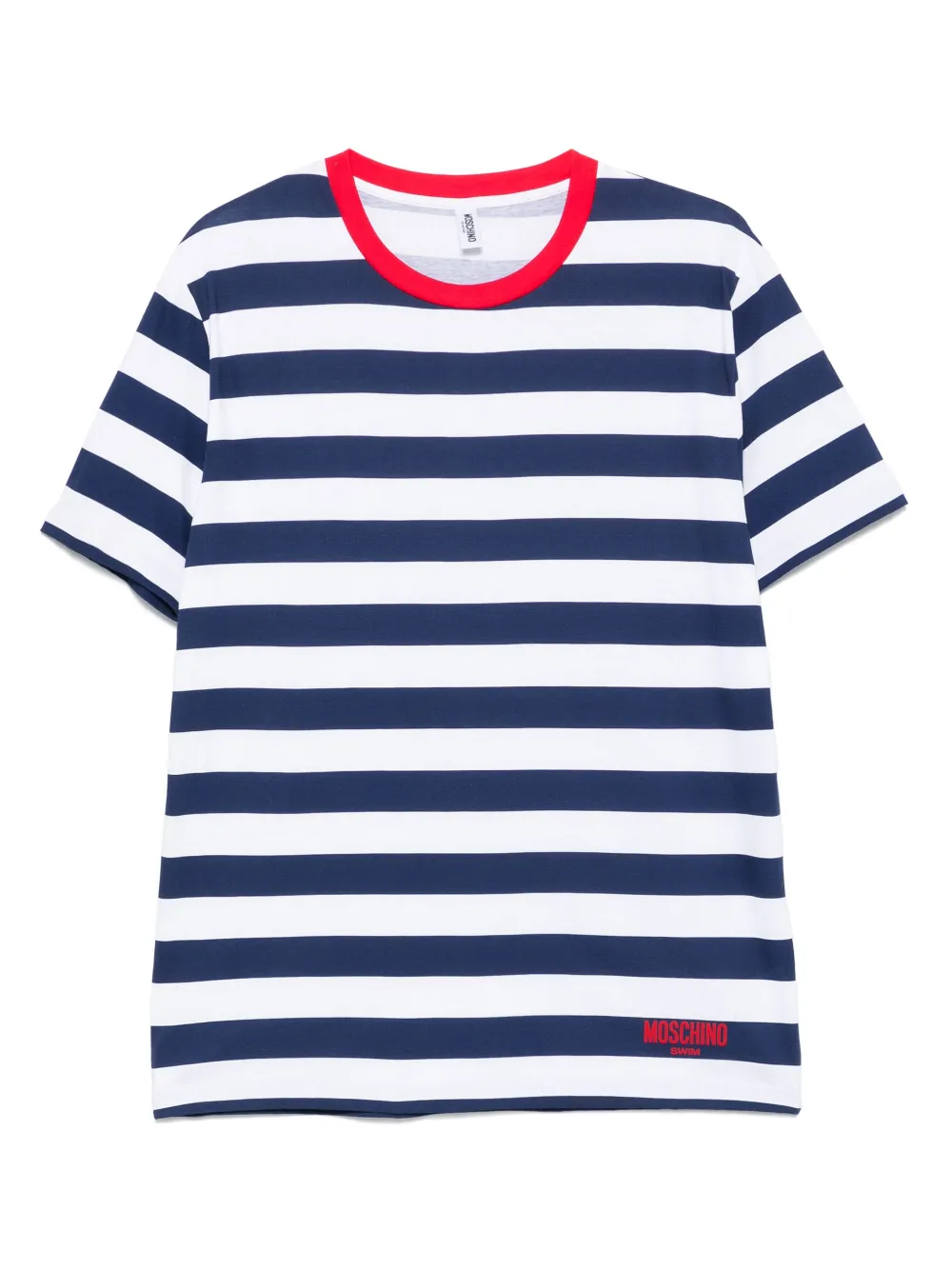 Moschino Gestreept T-shirt Wit