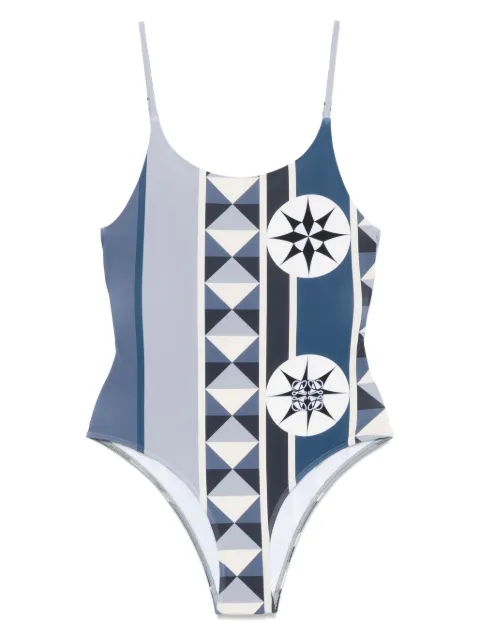 LOEWE x Paula's Ibiza geometric-print swimsuit