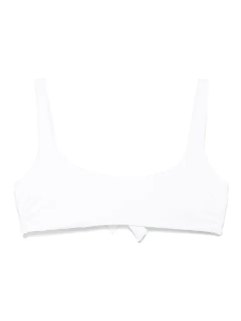 Fisico scoop-neck bikini top