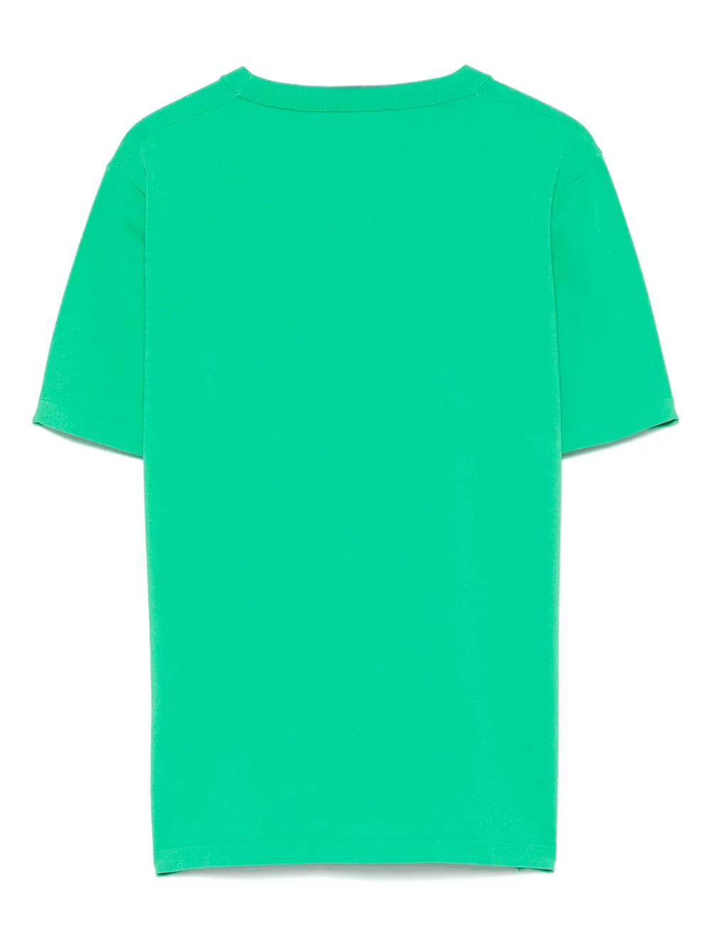 Roberto Collina Fijngebreid T-shirt Groen