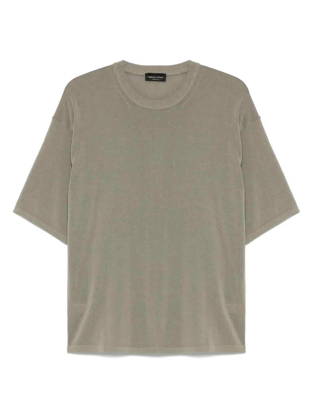 fine-knit T-shirt