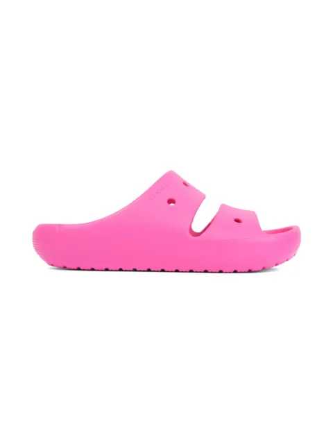 Crocs Kids pink slide sandals