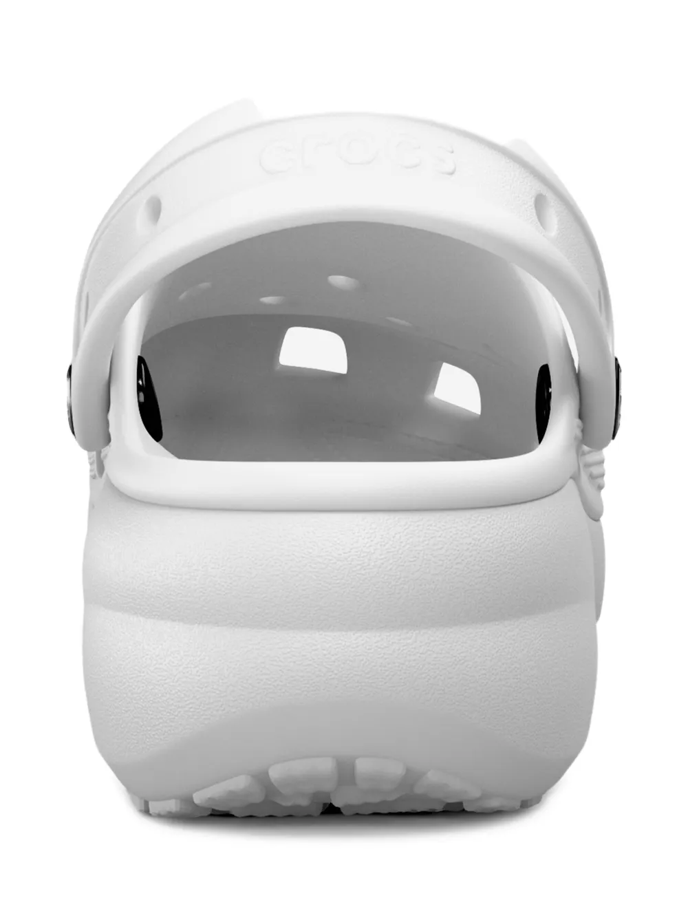 Crocs Kids platform clogs White