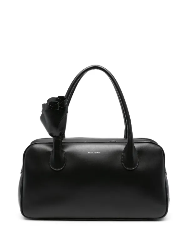 Magda Butrym Brigitte Leather Tote Bag in Black
