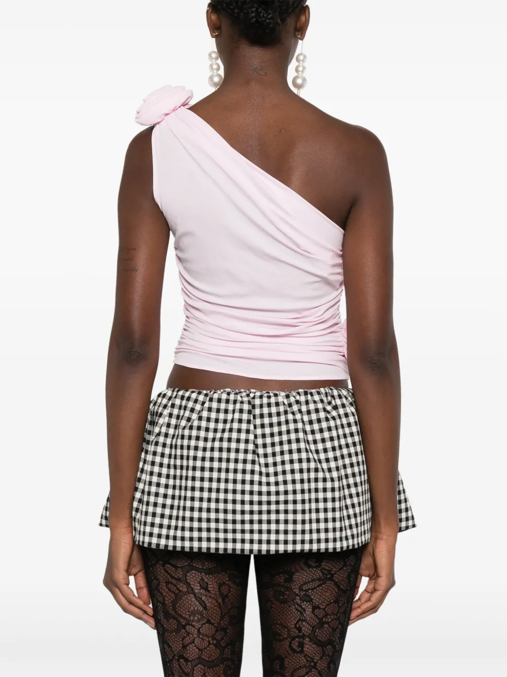 Magda Butrym One-shoulder Top In Pink