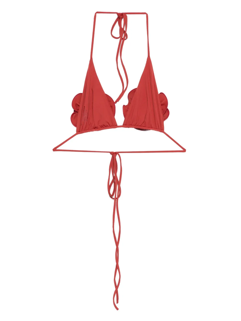 Magda Butrym Bikinitop met bloemenpatroon Rood