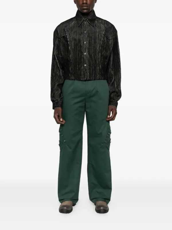 Kiko Kostadinov Pocket Trousers | Green | FARFETCH