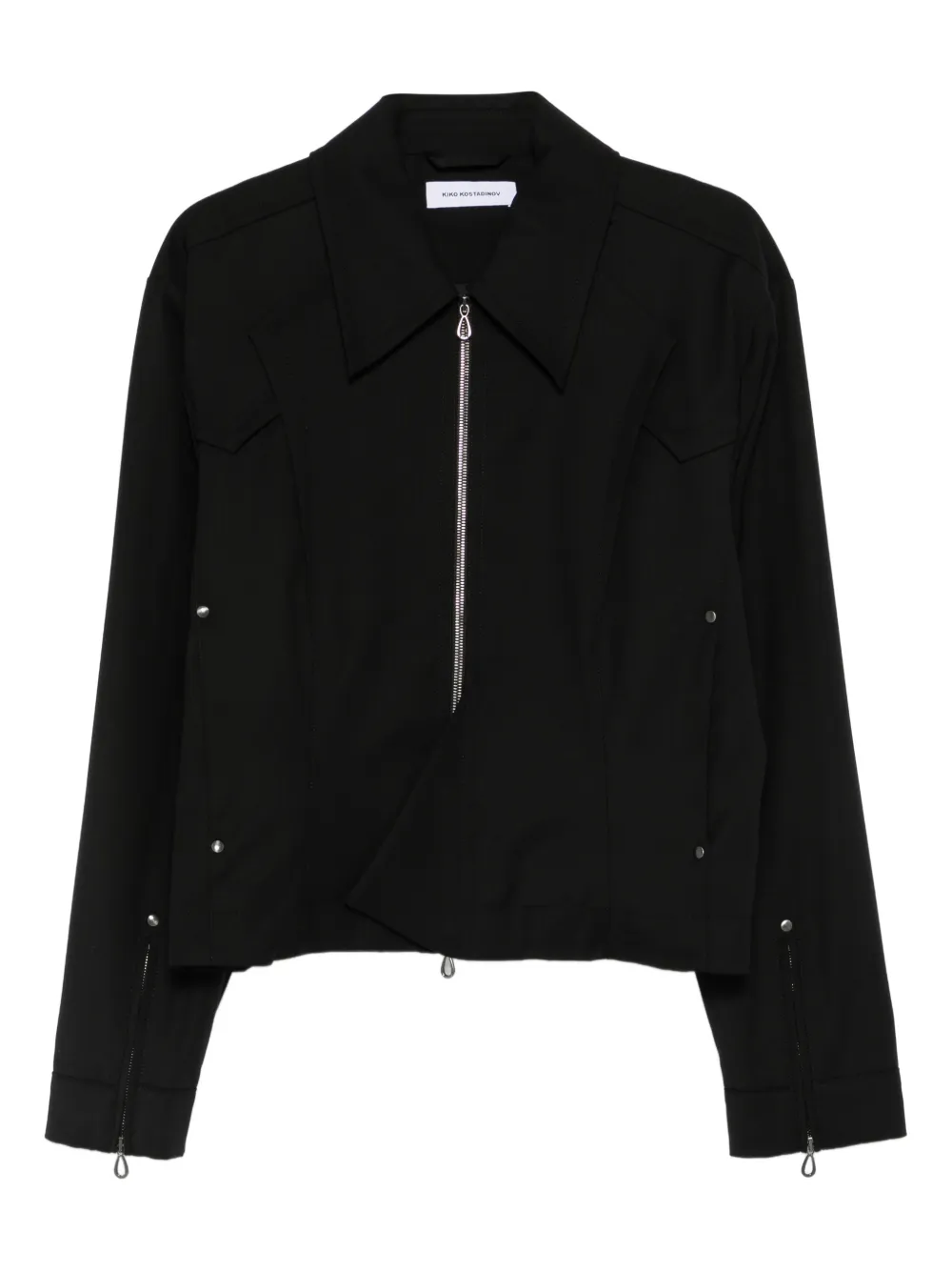 Kiko Kostadinov Kraner wool blouson | Schwarz | Image 1