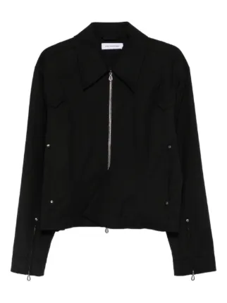 Kiko Kostadinov Kraner Wool Blouson | Black | FARFETCH