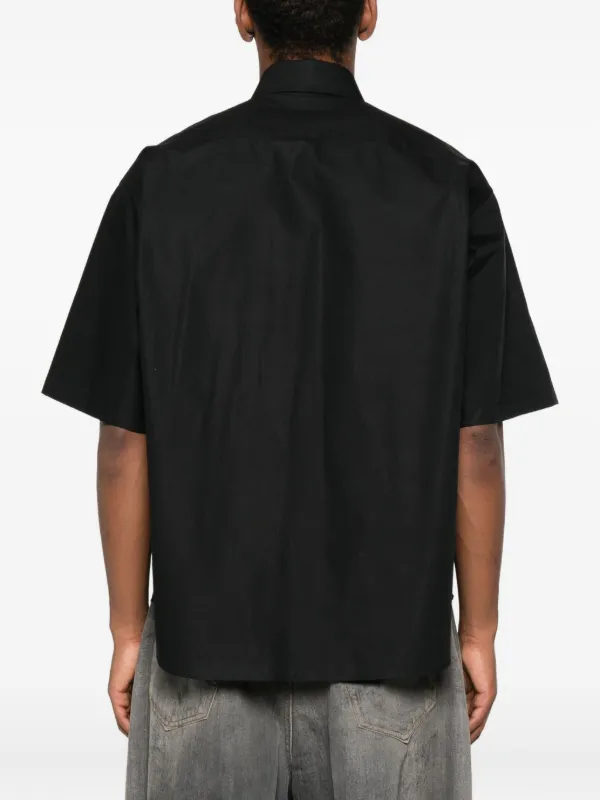 BALENCIAGA ワークシャツ 黒 ロゴ入り 24178120_54270995_600.jpg