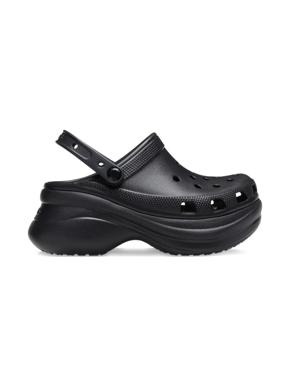 Crocs Kids platform clogs Black