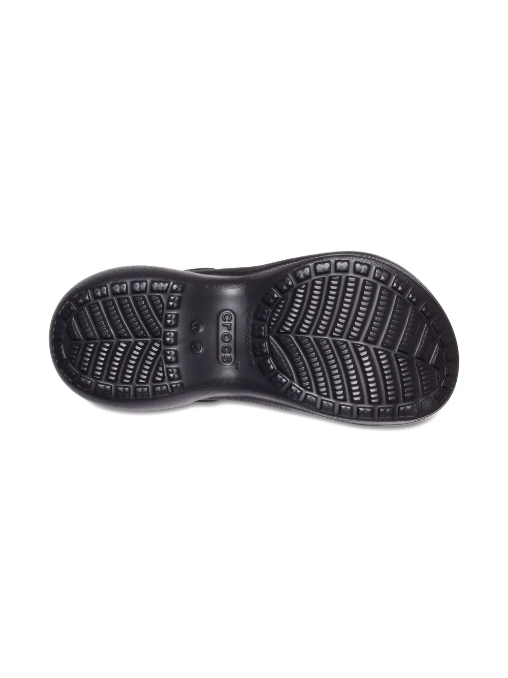 Crocs Kids platform clogs Black