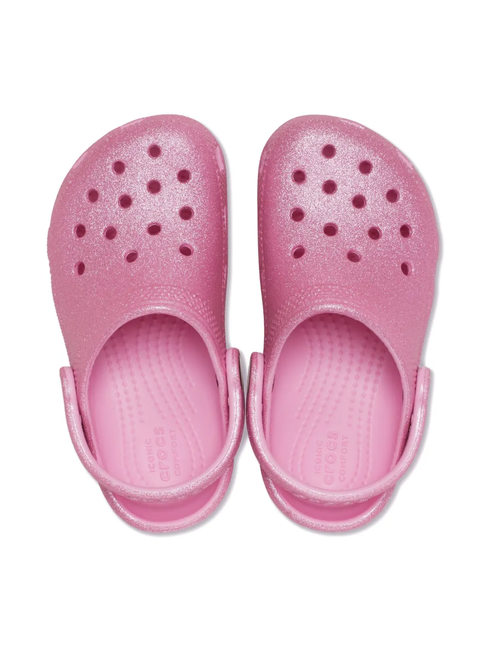 Crocs Kids Sandalen verfraaid met glitter Roze
