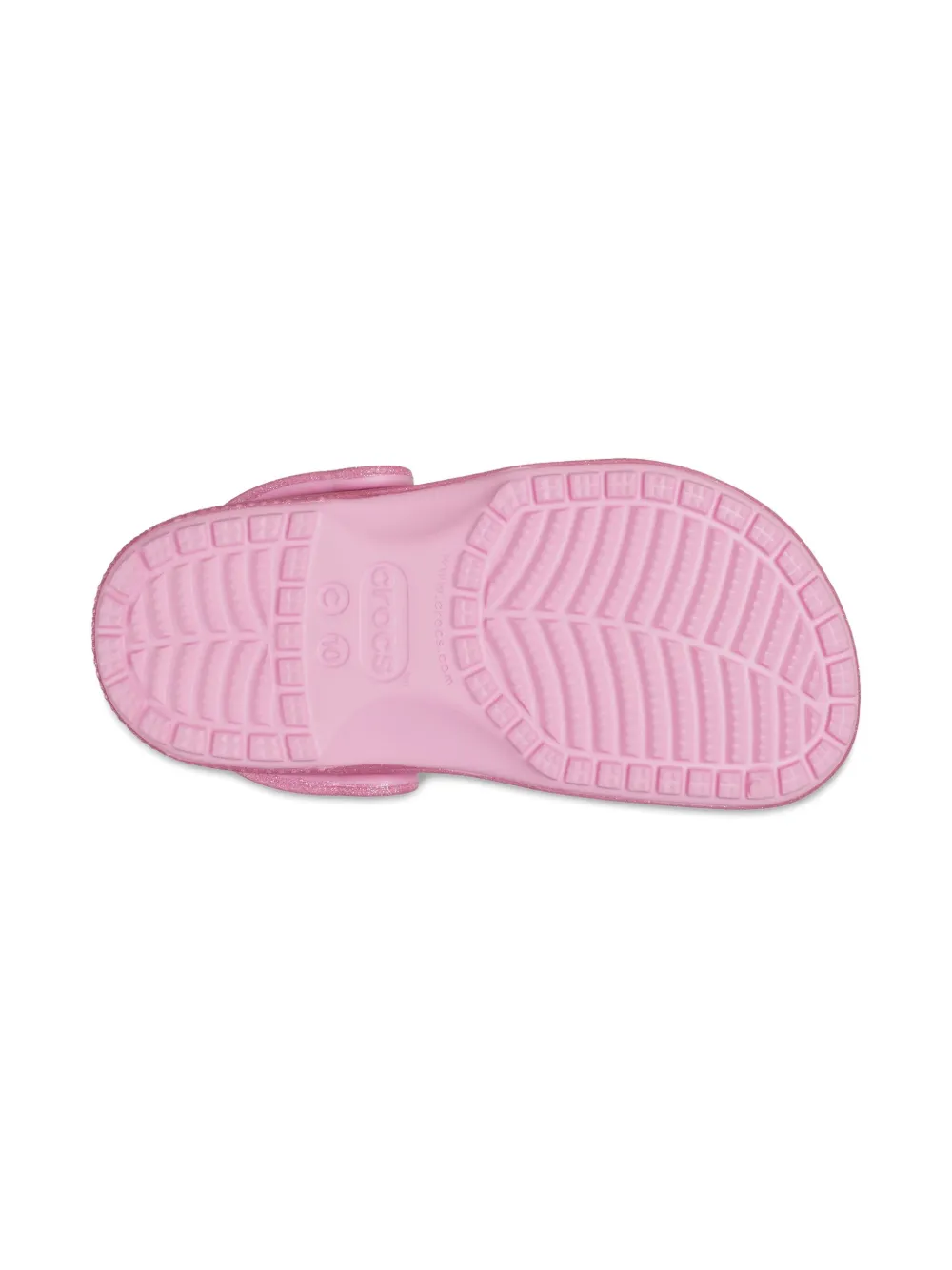 Crocs Kids Sandalen verfraaid met glitter Roze