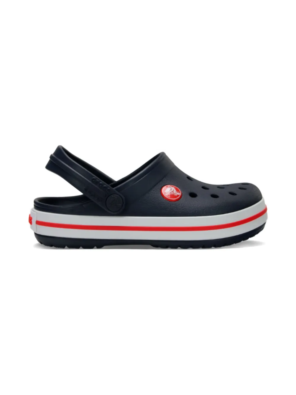 Crocs Kids logo-detail clogs Blauw
