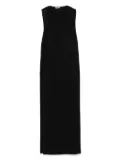 Elisabetta Franchi jewel-detail crepe maxi dress - Black