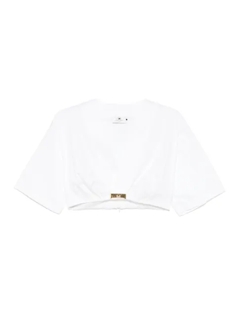 Elisabetta Franchi blusa con detalle del logo
