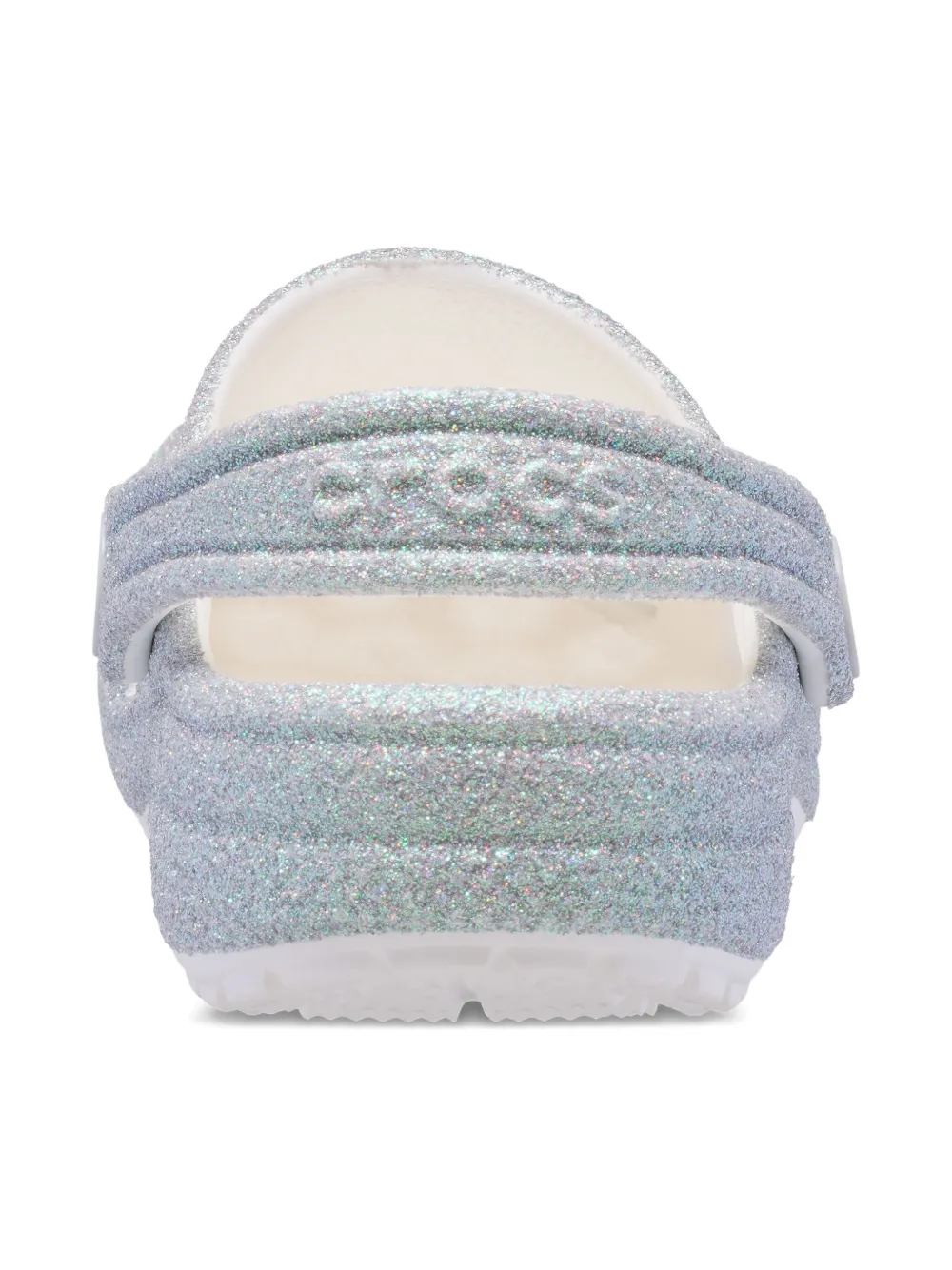 Crocs Kids glittered clogs Zilver