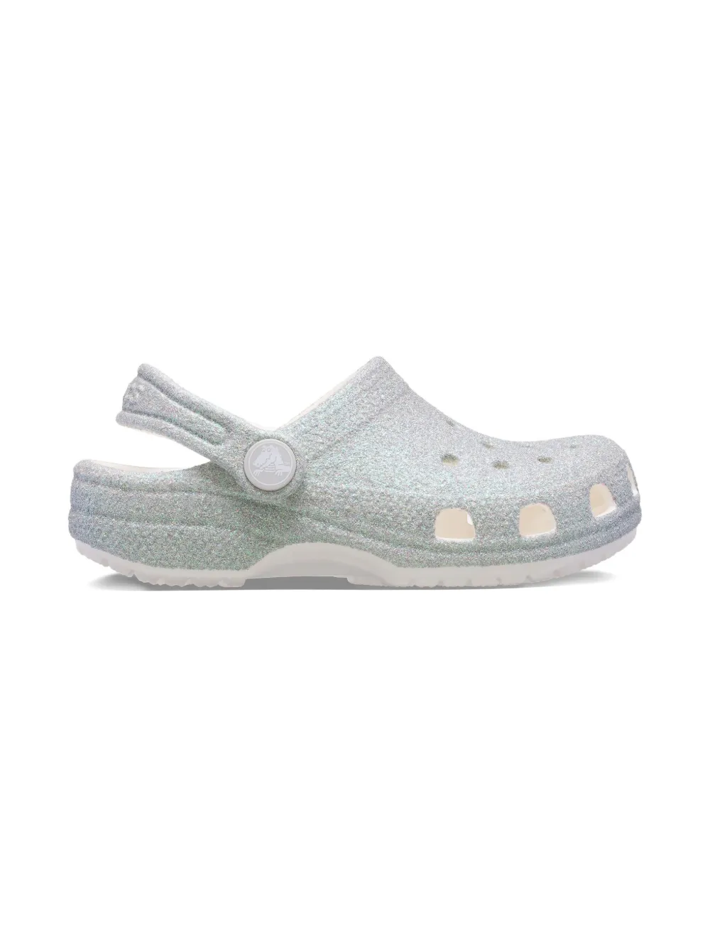 Crocs Kids glittered clogs Zilver
