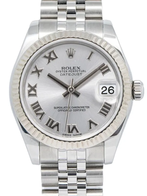 Rolex Datejust 31mm Silver FARFETCH IN