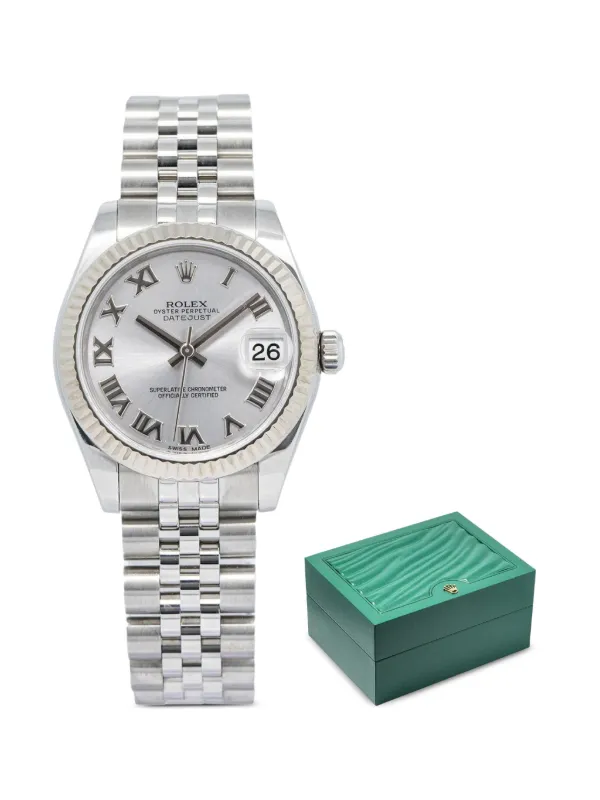 Rolex Datejust 31mm Silver FARFETCH ID