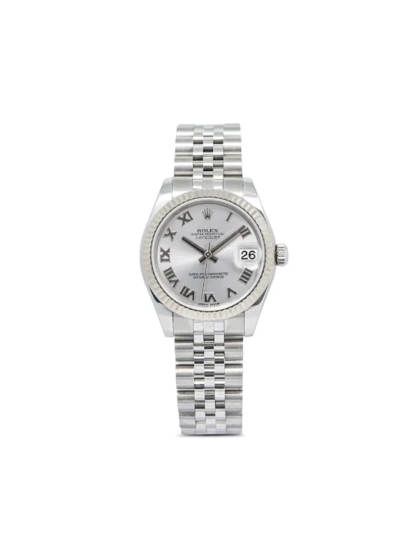 Rolex Datejust 31mm Silver FARFETCH IN